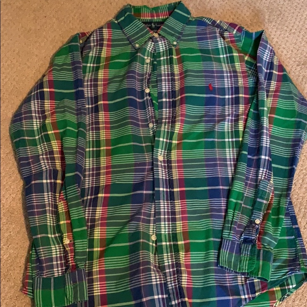 Men’s LS Button Down Polo